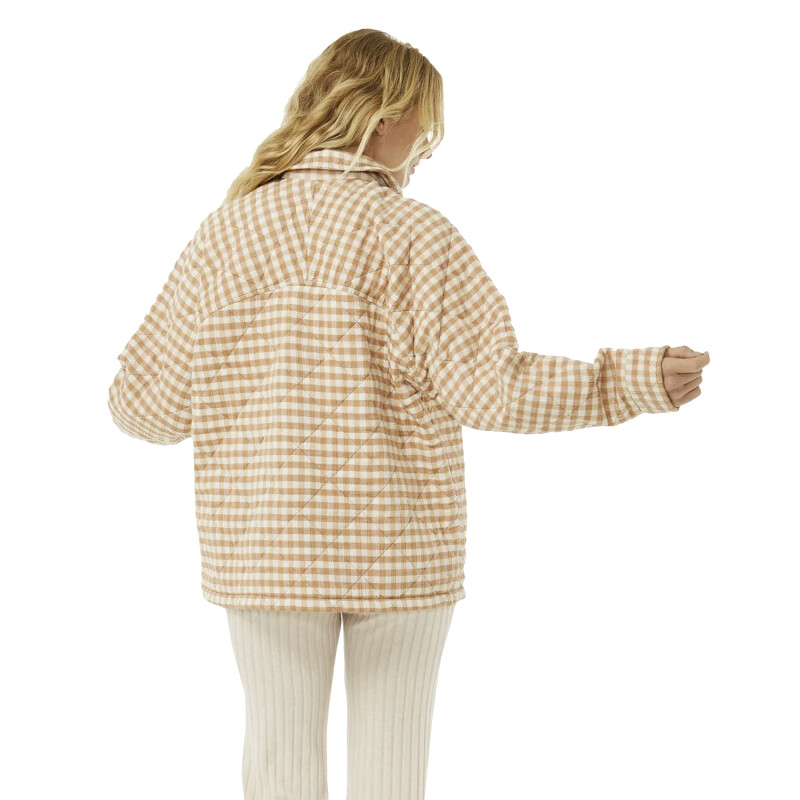 Campera Rip Curl Premium Quilted Check - Beige Campera Rip Curl Premium Quilted Check - Beige