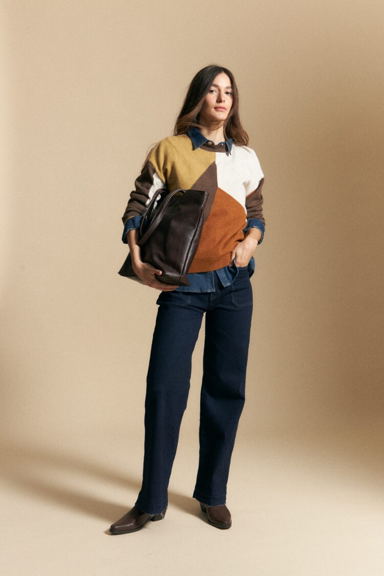 SWEATER TAURE Marron