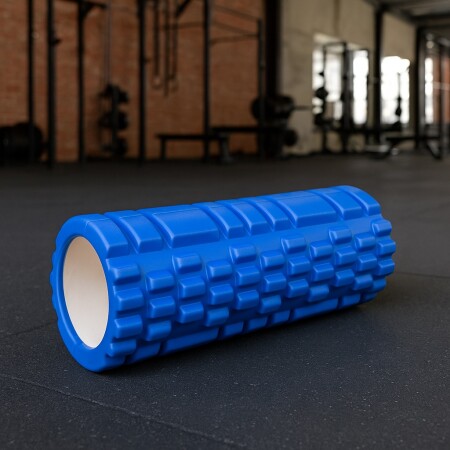 ROLO RODILLO PILATES YOGA 33X14CM AZUL
