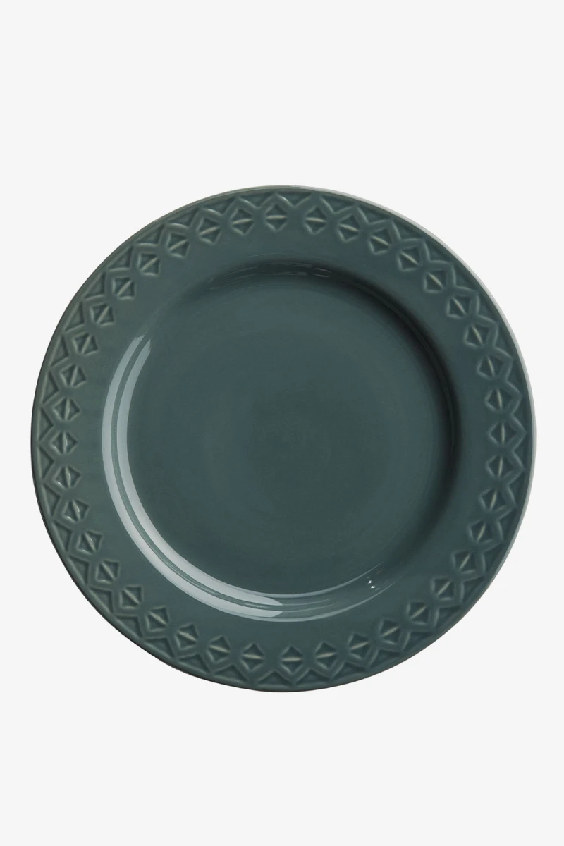 Set 4 platos Azul