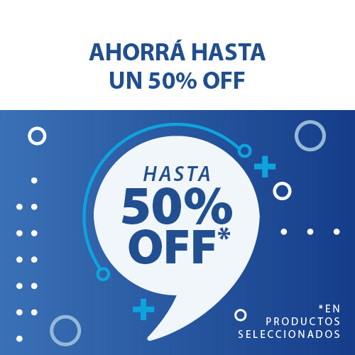 Hasta 50% OFF en seleccionados