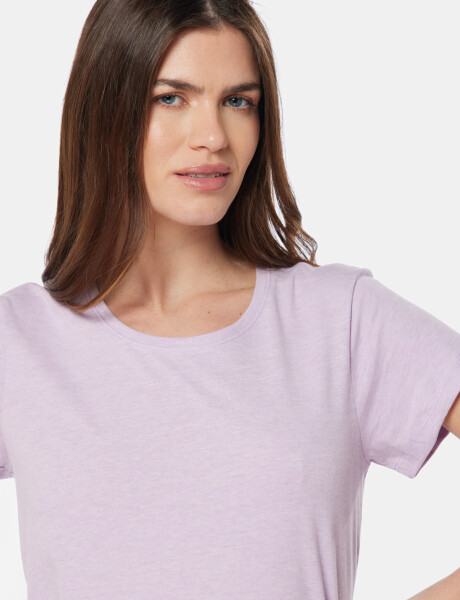 REMERA BÁSICA DE ALGODÓN Lila