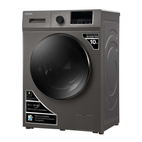 Lavarropas Automático Carga Frontal AIWA 10KG Inverter Gris | AWLT10G