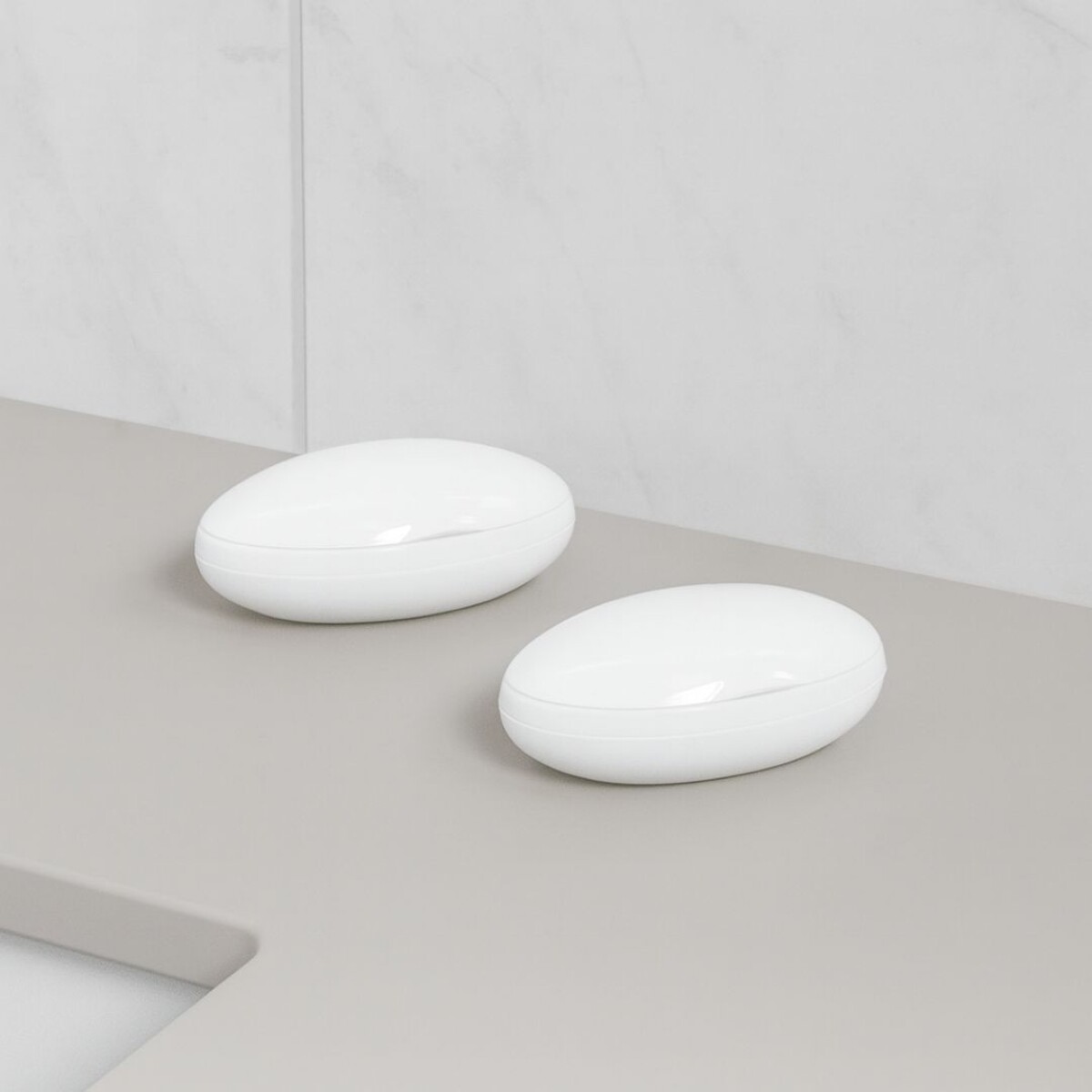 PACK JABONERA DE BAÑO OVAL X 2 UNIDADES 