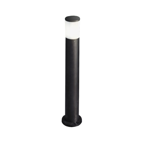 Poste LED negro IP55 E27 cálida inc. 800mm AMELIA FL0630