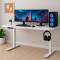 Escritorio Eléctrico Gamer Ergonómico Con Altura Ajustable BLANCO