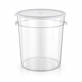 Contenedor redondo de polipropileno 4,2 L | Gastroplast GRPP4 Contenedor redondo de polipropileno 4,2 L | Gastroplast GRPP4