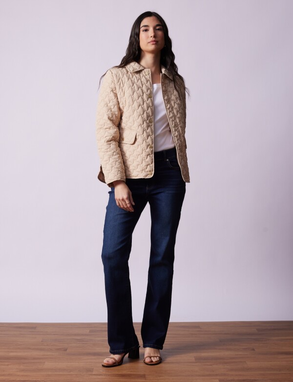 Campera Capitoneada BEIGE