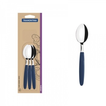 Cucharas de té Ipanema azul x3 | Tramontina 23367/310 Cucharas de té Ipanema azul x3 | Tramontina 23367/310