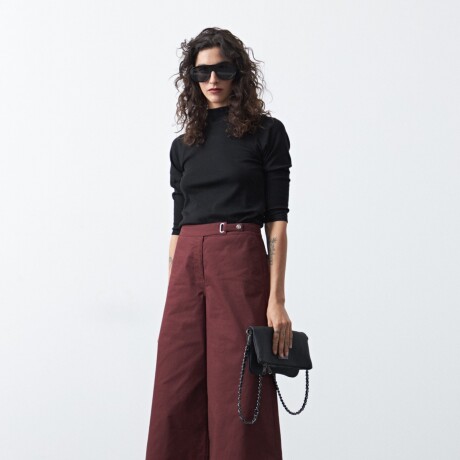 PANTALÓN LOUIZI Bordó