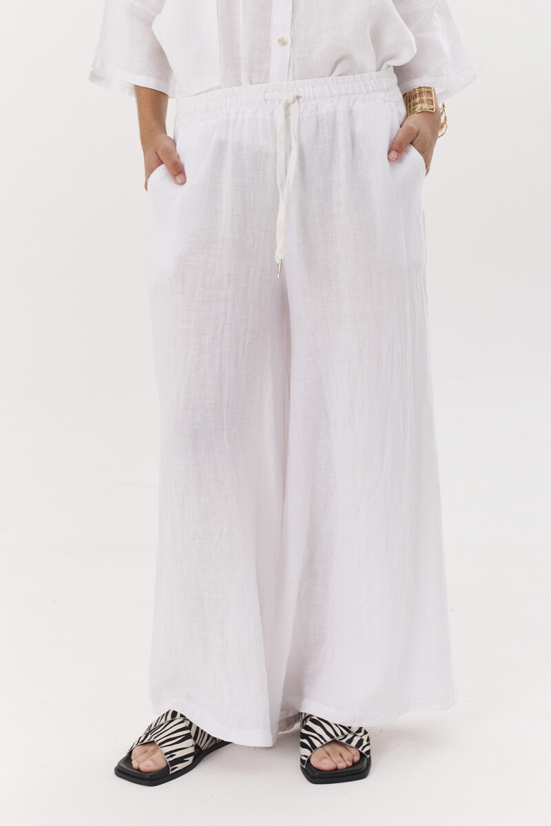 PANTALON LINO LAIUS BLANCO