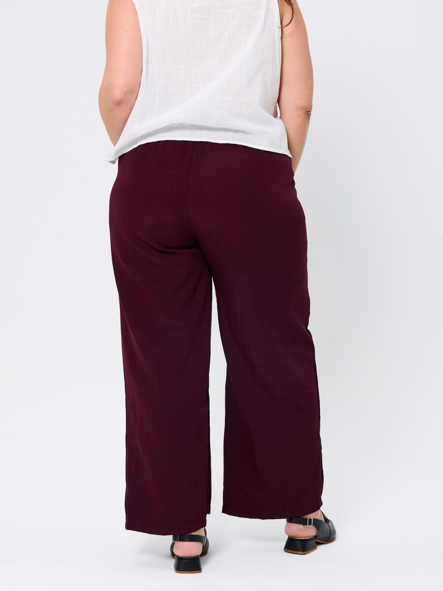 Pantalón Botones Bordo