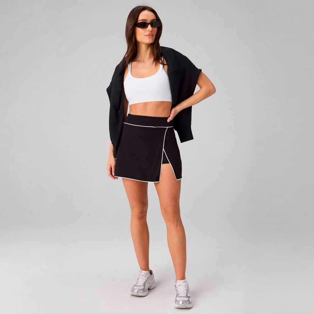 Faldas On-The-Go Classic Mini Skirt Mujer Black/classic White