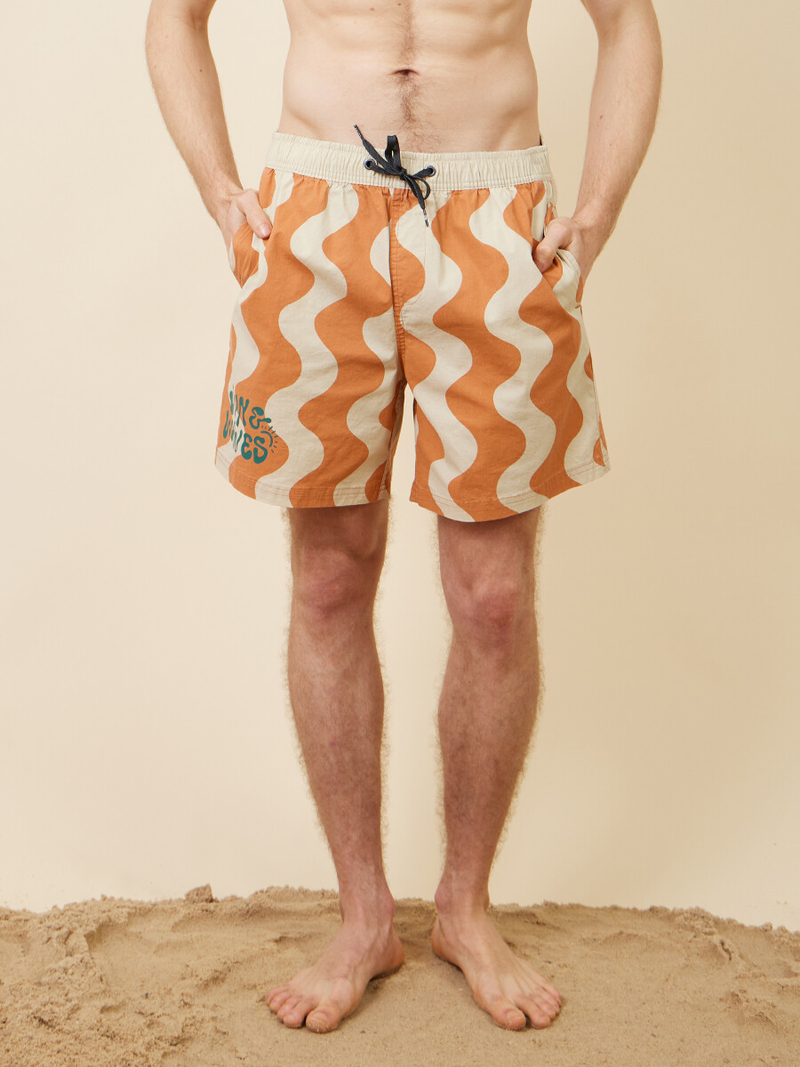 SHORT PADDY RUSTY - Naranja 