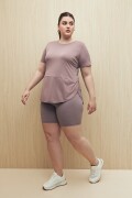 REMERA SUTRA Lila Grisáceo