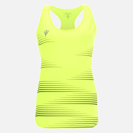 MUSCULOSA DE RUNNING MACRON - MODELO DOLLY AMARILLO NEON