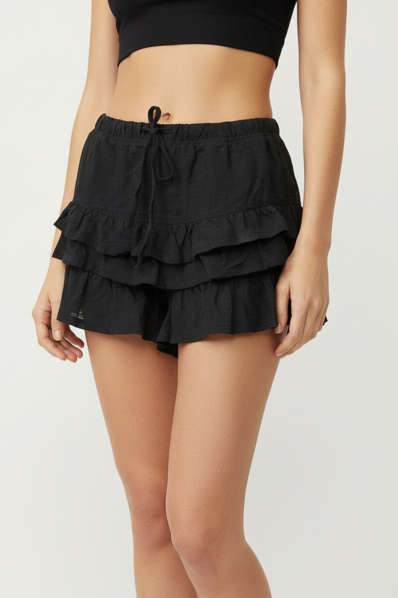 Falda Listino - Negro 