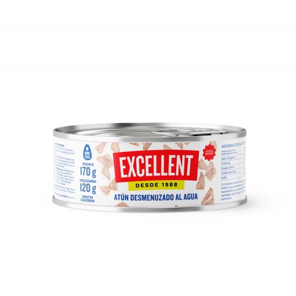 Excellent Atun Desmenuzado en Agua 170g Excellent Atun Desmenuzado en Agua 170g