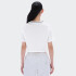 Remera Reebok Blakely Crew Neck Cropped Ss Tee Blanco