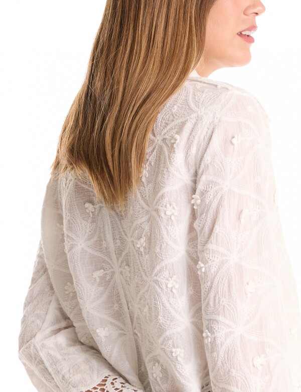 Camisa Boho Calada BLANCO