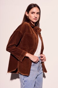 Sobrecamisa Corduroy Marrón
