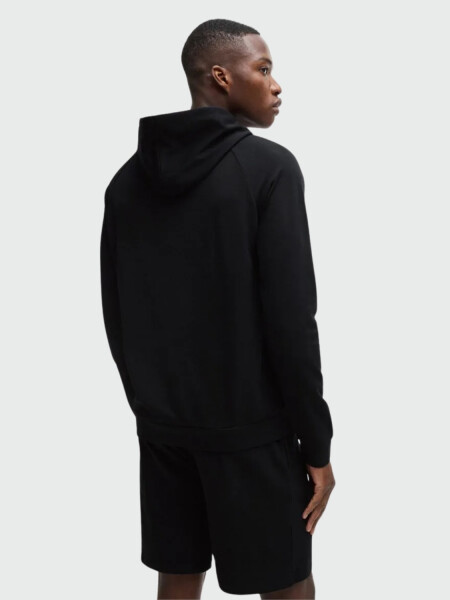 BOSS Sudadera con Capucha y Logotipo en Foil Negro