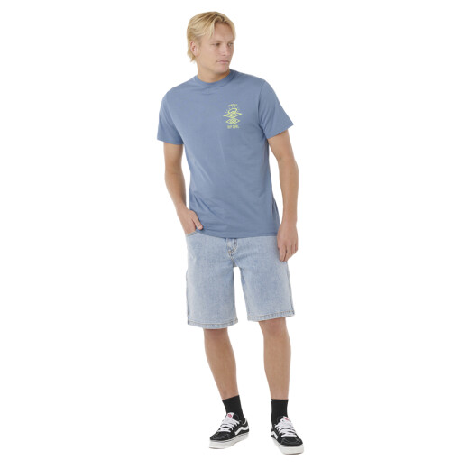 Remera Rip Curl Search Icon - Celeste Remera Rip Curl Search Icon - Celeste