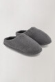 Pantufla basic Gris melange