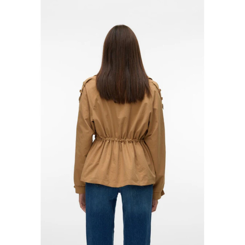 VMBRAVESIENNA SHORT TRENCHCOAT Tigers Eye