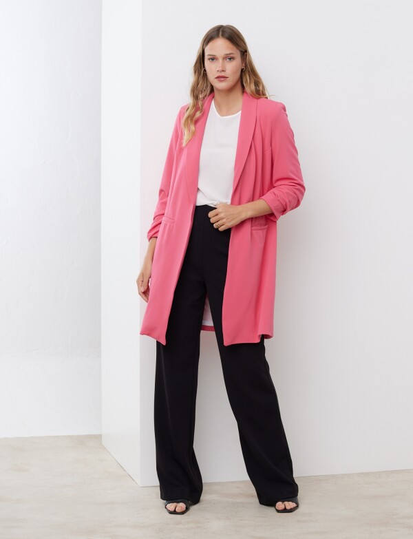 Blazer Solid FUCSIA