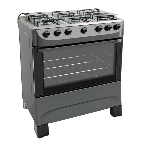 Cocina Mueller Moderatto 6b Glp Color Grafito Con Puerta Con Visor Cocina Mueller Moderatto 6b Glp Color Grafito Con Puerta Con Visor