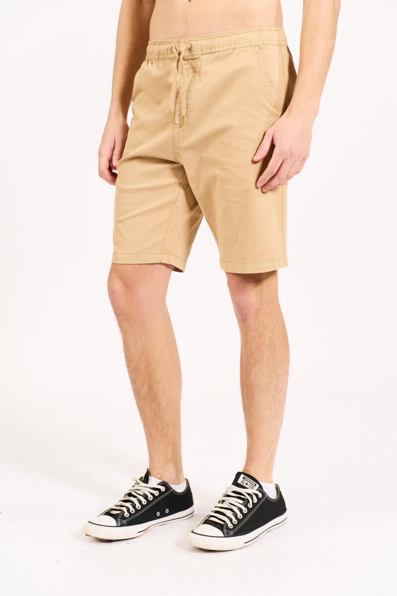 BERMUDA JOGGER WALK WASHED 6-beige
