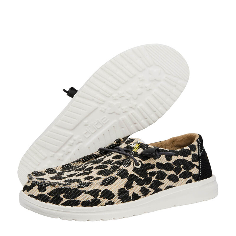 Wendy Leopard - Mujer Black/grey