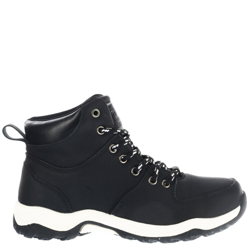 Botas de Niño Croco Kids Botita SANTI acordonada Negro