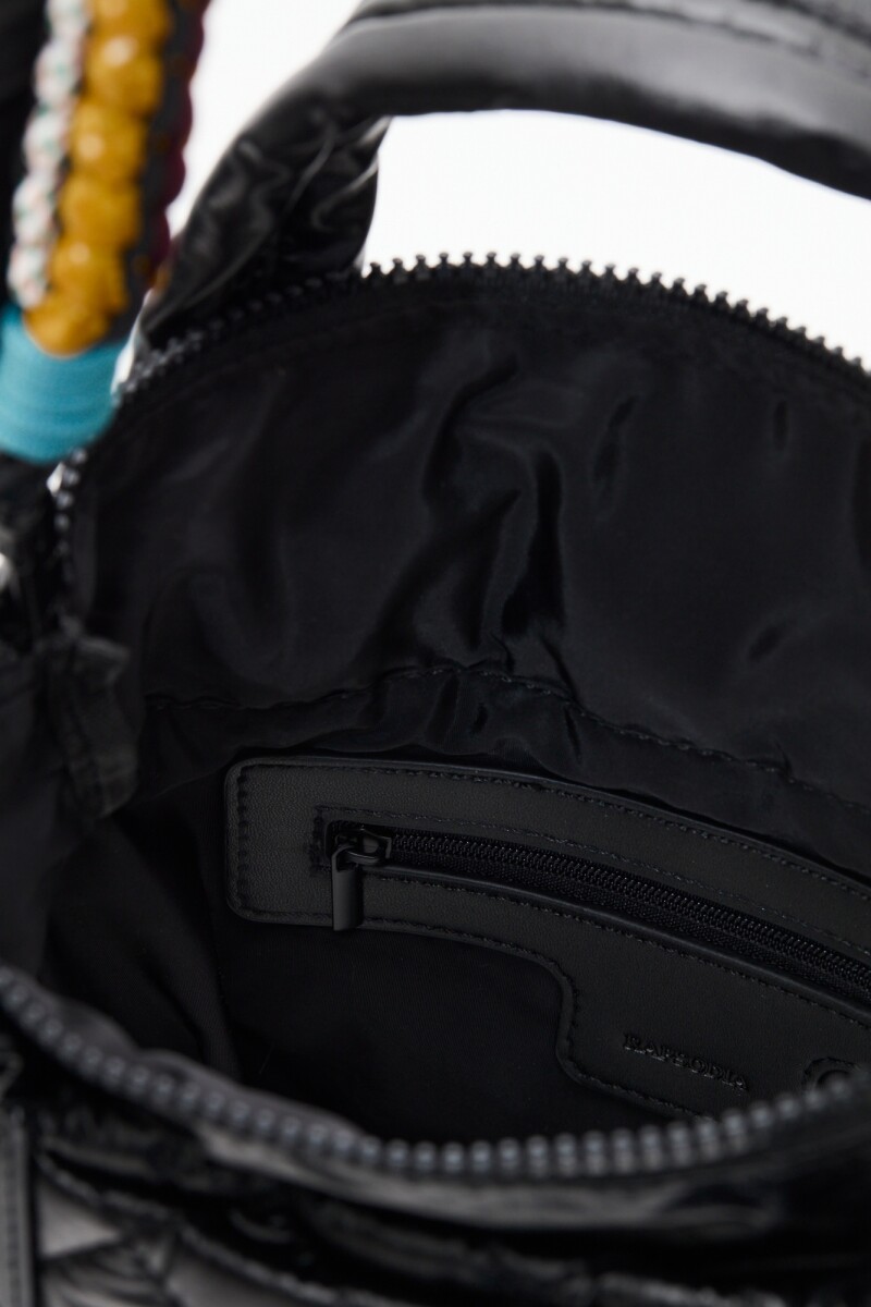 Cartera Tote Mini Matelasse Negro