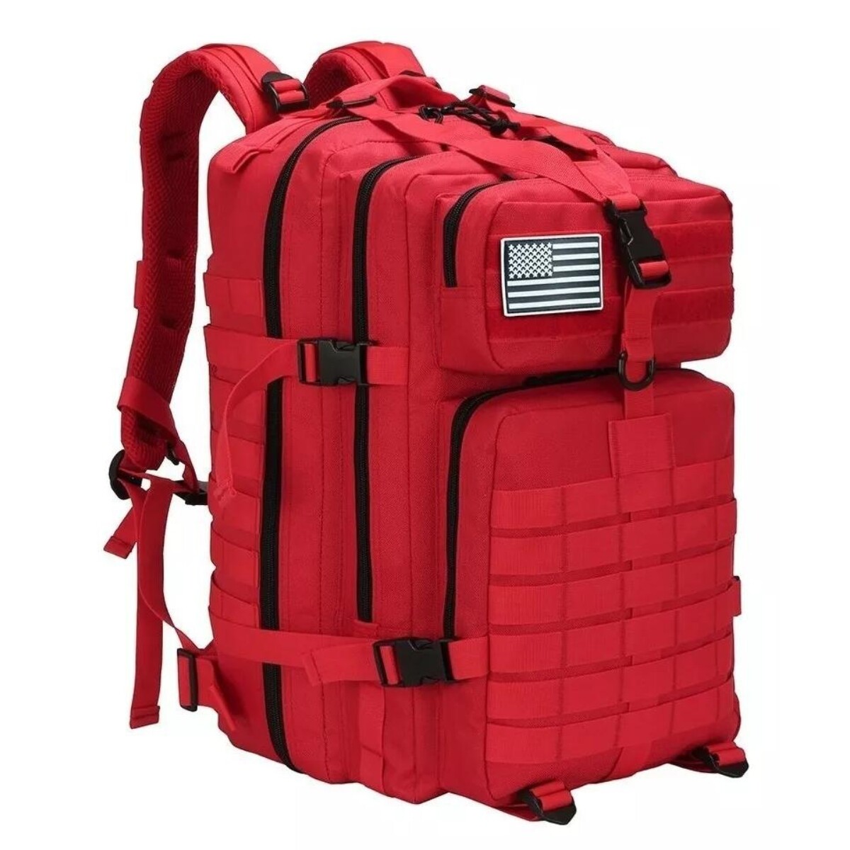 Mochila táctica 45 litros - Molle - Rojo 