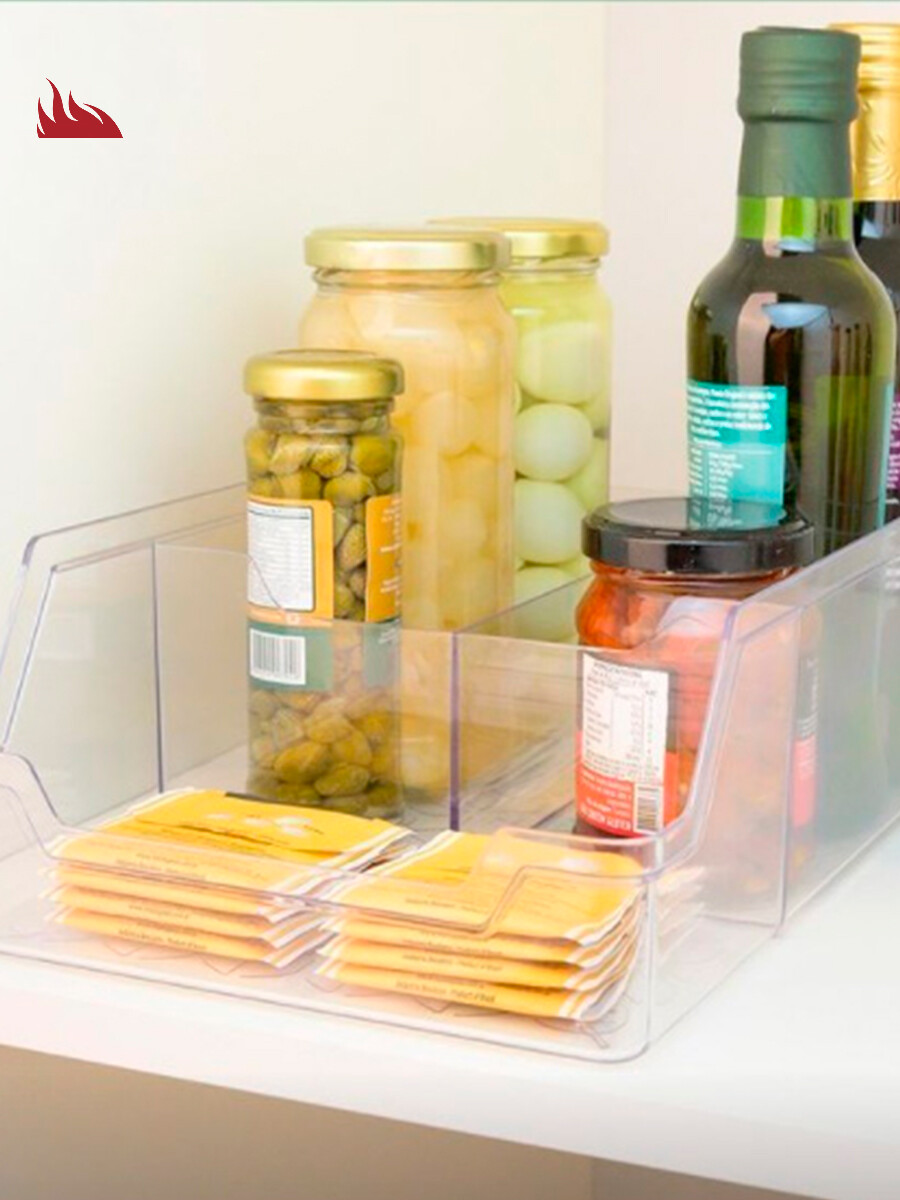 ORGANIZADOR CON DIVISIONES - TRANSPARENTE 