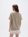 Remera Surnel Verde Grisaceo