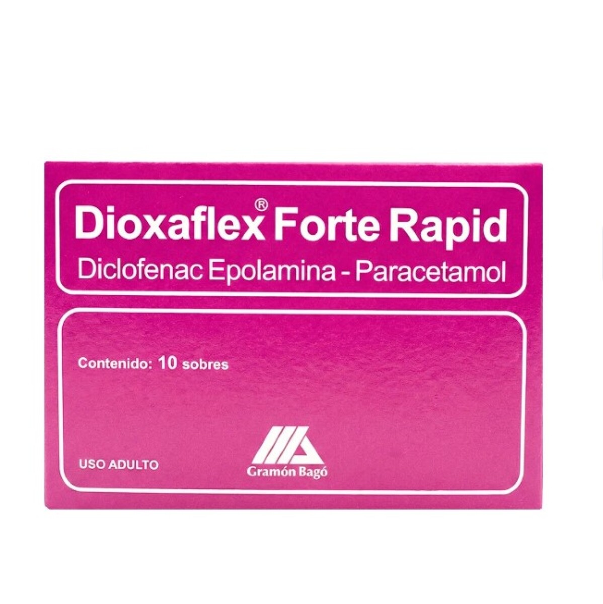 Dioxaflex Rapid - Forte x10 sobres 