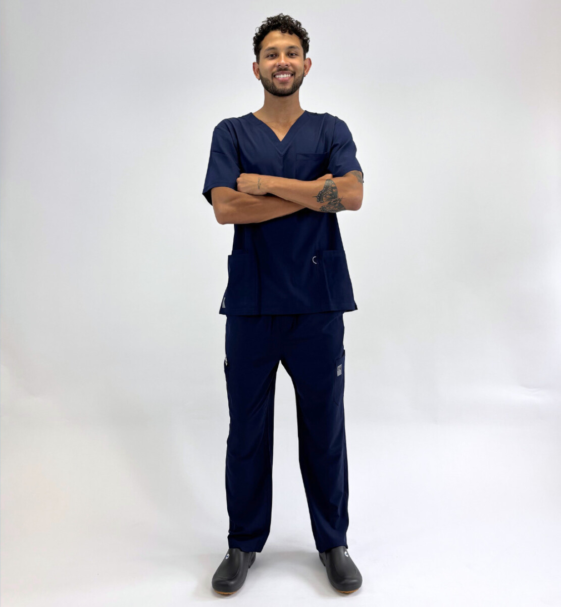 Set médico elastizado unisex Argon - Azul marino 