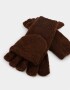Guantes Varios Guantes Tejidos Mitones - Marron Chocolate