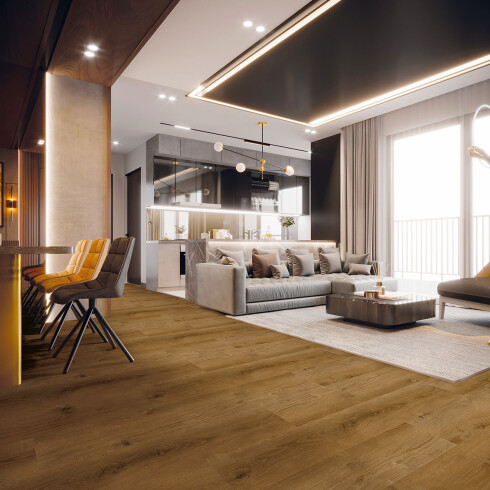 VINILICO SPC CLICK RECTANGULAR GAMA DE MARRON GAMAS DE MARRON