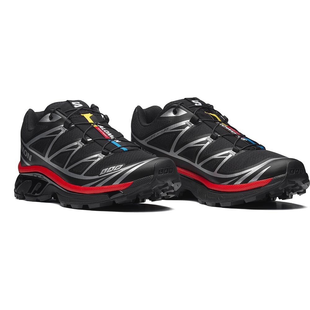 Zapatillas Salomon Xt-6 Unisex Black/Red