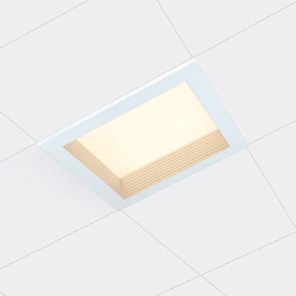 Downlight cuadrado ELIZA 22x22 blanco 23W 4000K MN3052