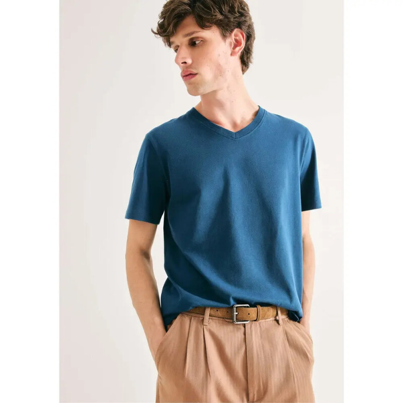 CAMISETA MM MASC AZUL ESCURO