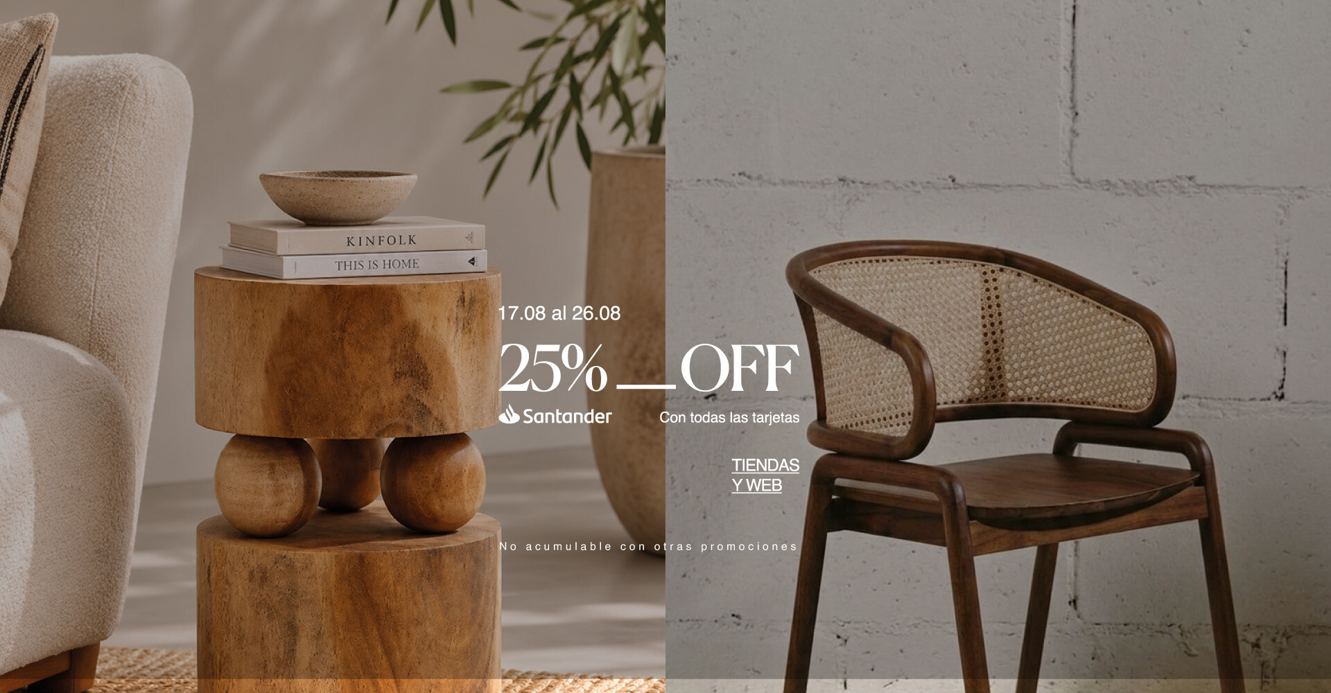 25% OFF SANTANDER AGOSTO