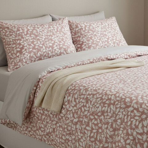 Juego Sábanas Queen Size Richmond House Estampada 100% Microfibra 313-2