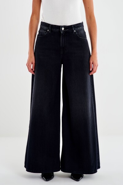 DENIM ANCHO Negro