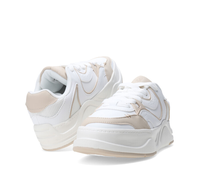 Championes de Mujer Miss Carol PEARL Blanco