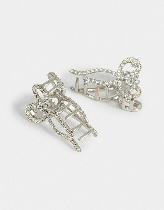 Broches Sets Especiales Set De Broches De Moños - Plateado